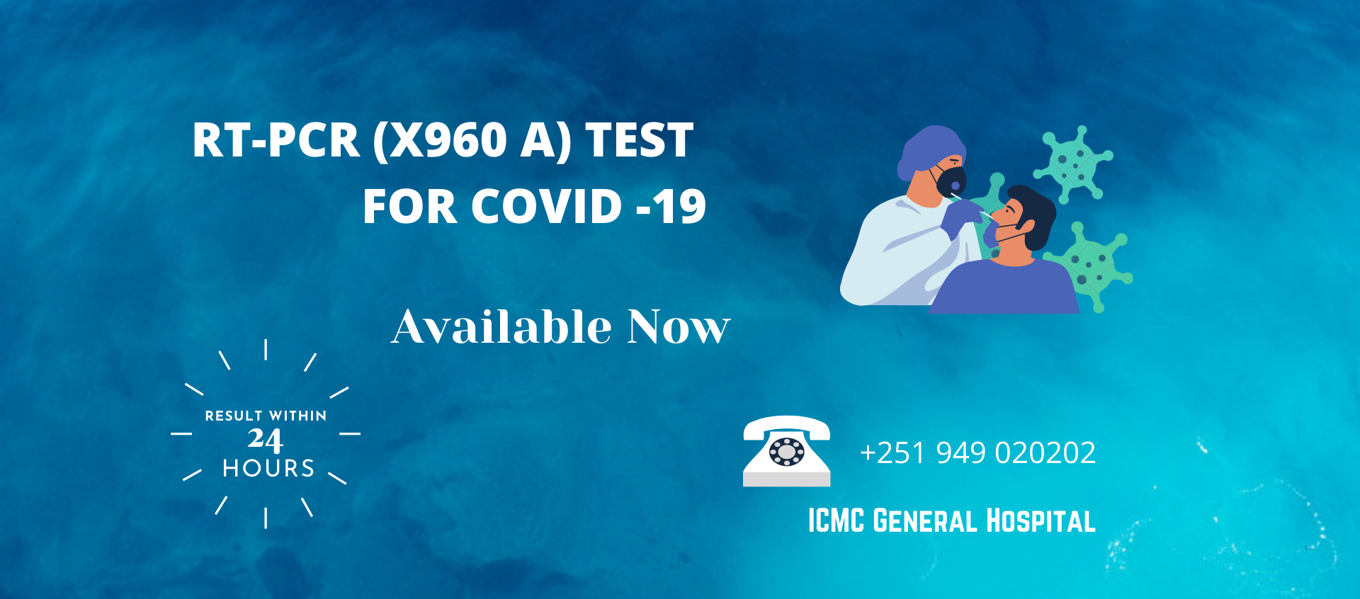 PCR Covid Test Available Now 